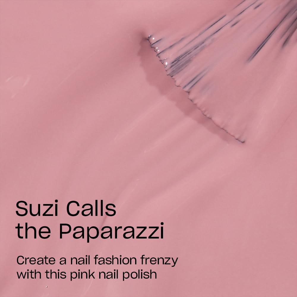 OPI Suzi Llama al Paparazzi: pincel ancho para cobertura suave