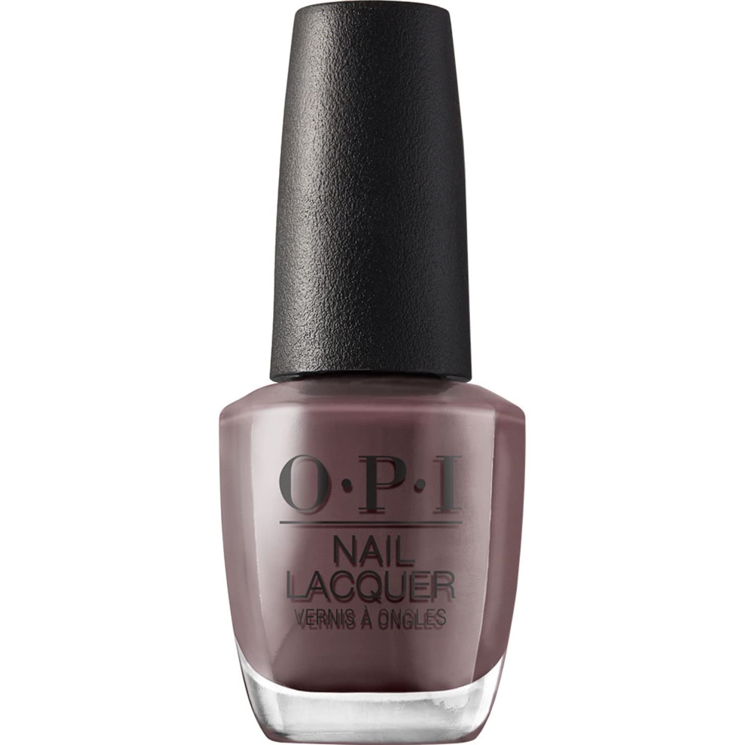OPI esmalte taupe oscuro frontal, color intenso y duradero