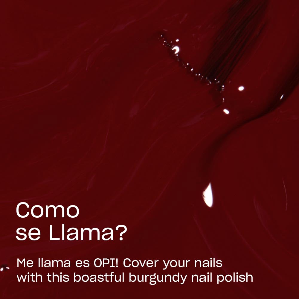 OPI Esmalte de Uñas, brillo alto y secado rápido para look inmediato.