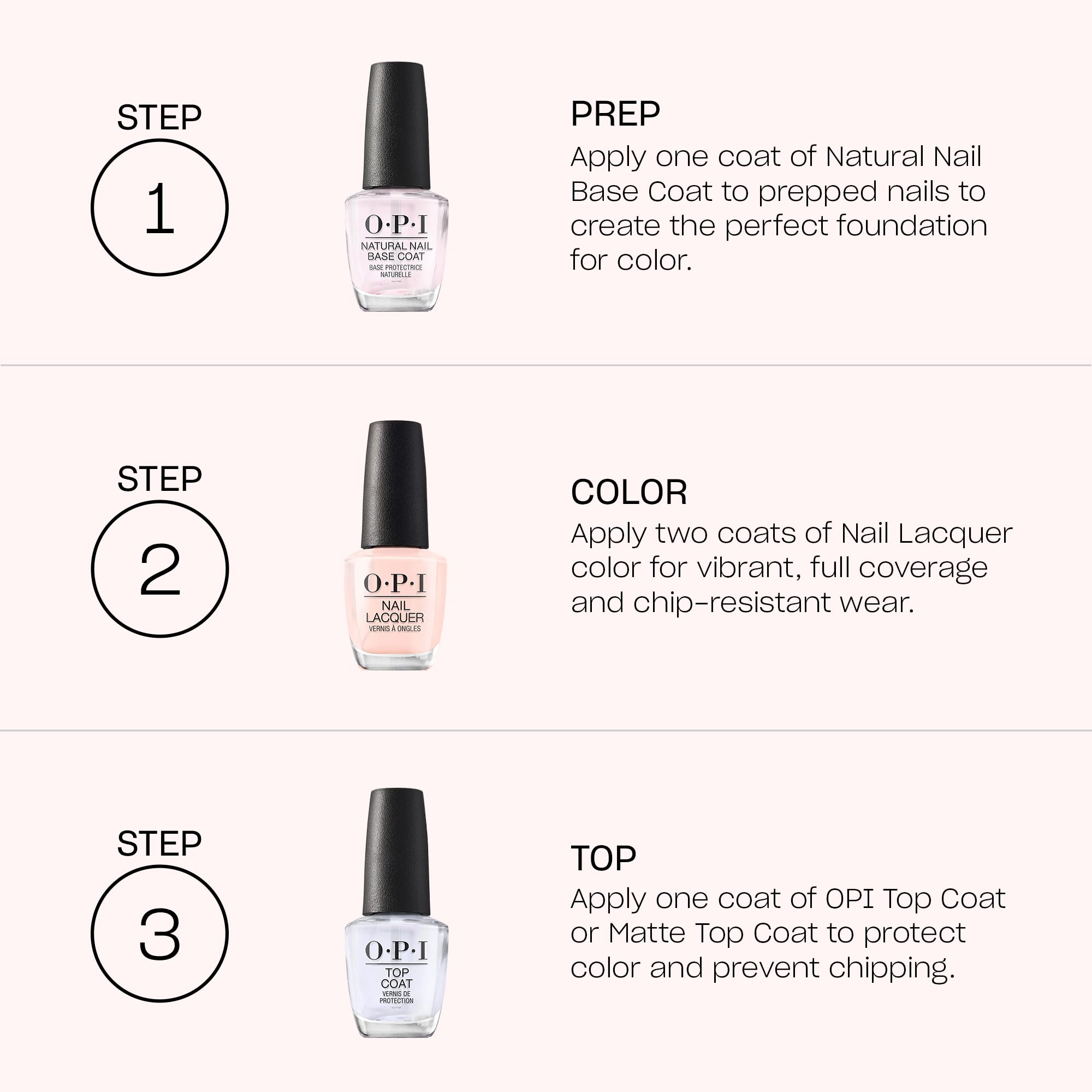 OPI Paleta con más de 200 tonos para expresar estilo