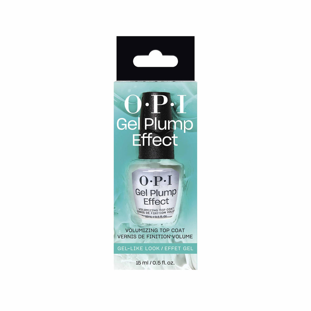 OPI Gel Plump Top Coat, resistencia de hasta 7 días.