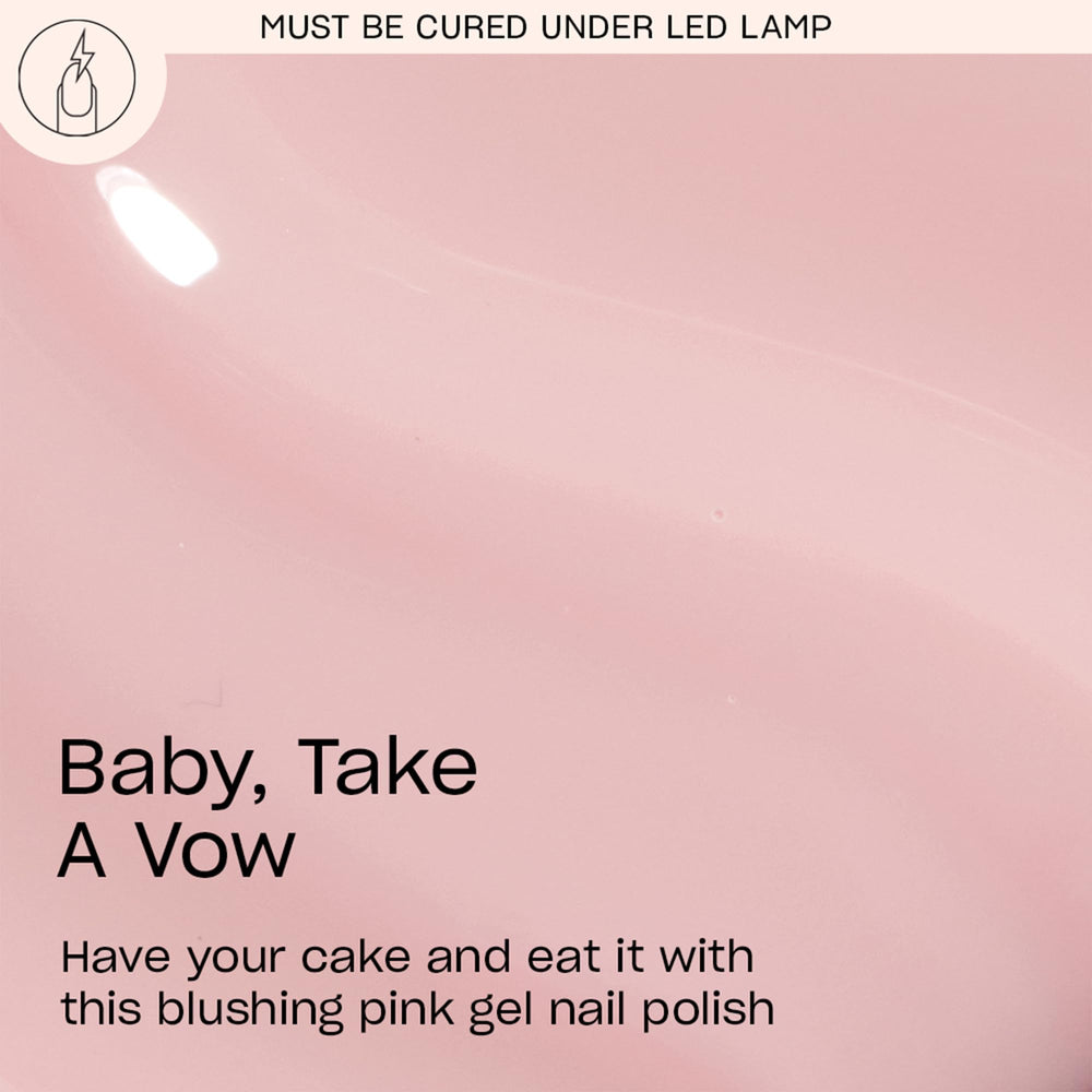 OPI GelColor swatches show the soft pink hue for planning nails.