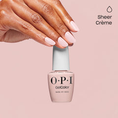 OPI GelColor Bare My Soul smooth, even coverage with self-leveling formula