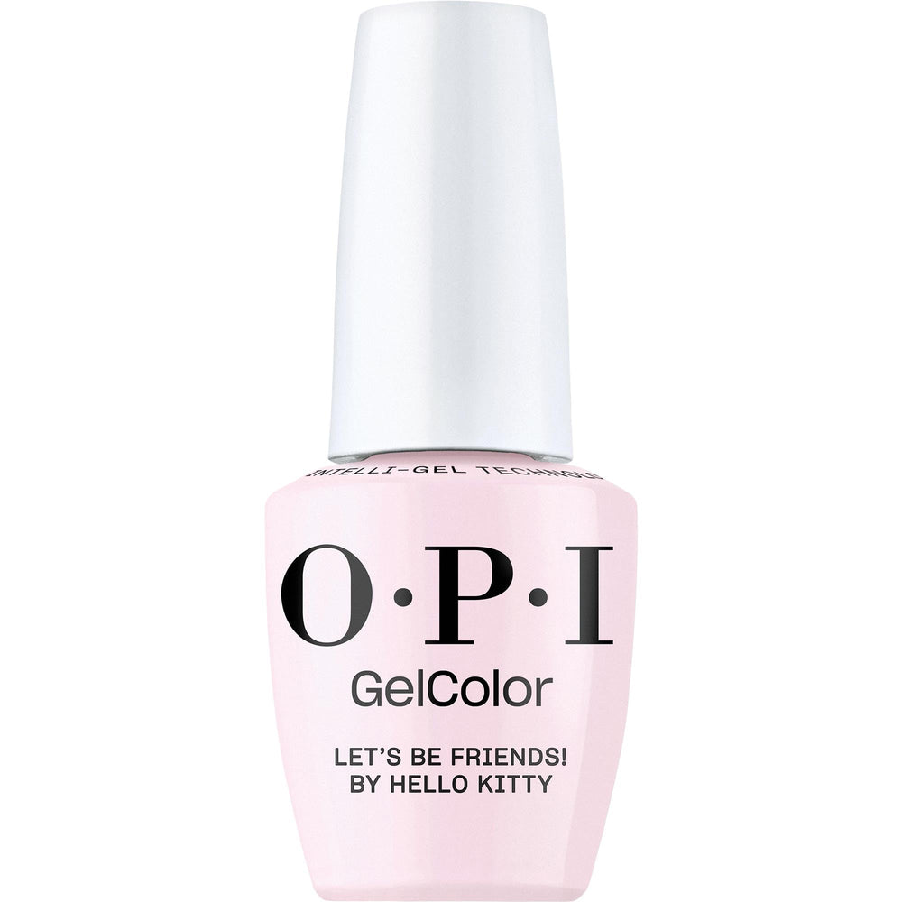 OPI GelColor Let's Be Friends pink creme bottle with glossy long-lasting shine