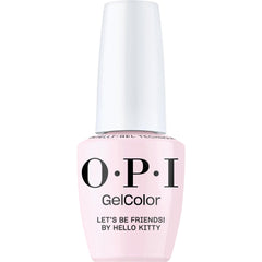 OPI GelColor Let's Be Friends pink creme bottle with glossy long-lasting shine