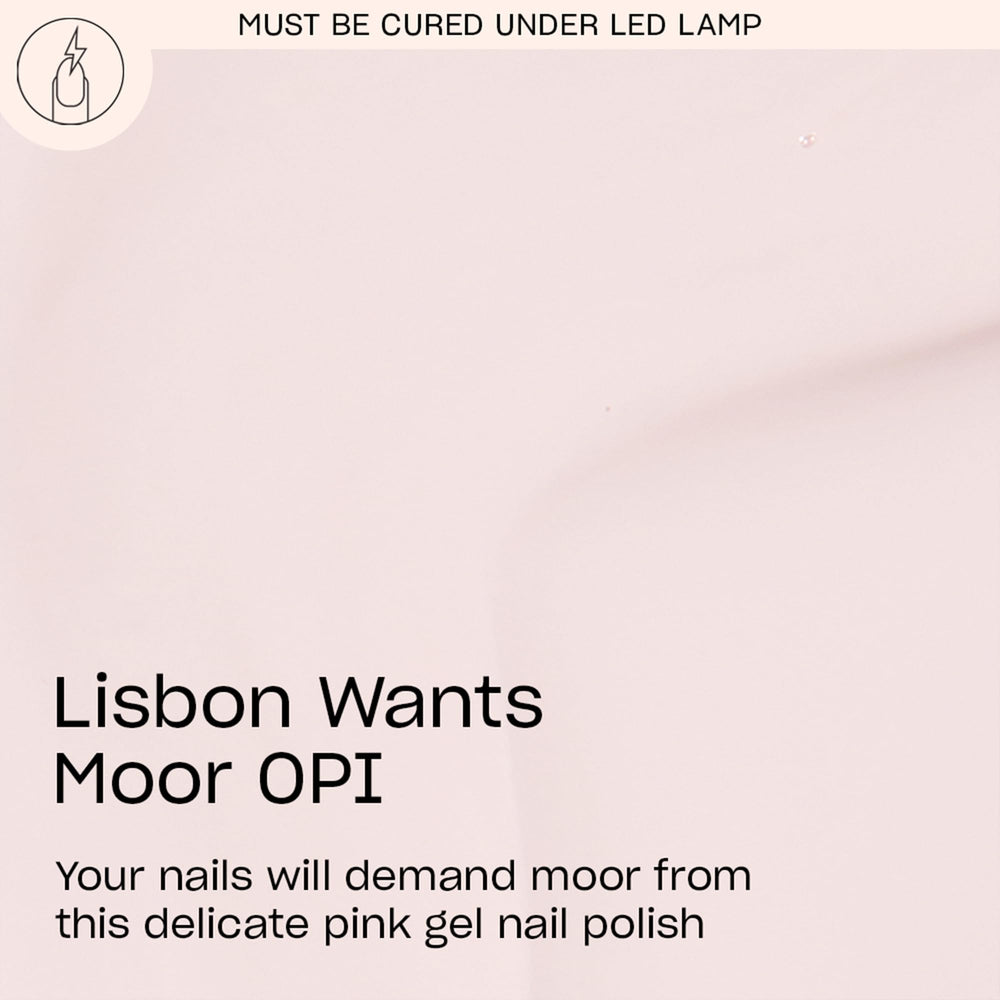OPI GelColor Lisbon Wants Moor gel brush applying smooth, even coverage