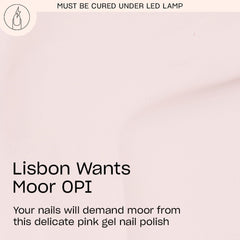 OPI GelColor Lisbon Wants Moor gel brush applying smooth, even coverage