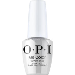 OPI GelColor Super Base Coat bottle cap focus showing a durable base for lasting color
