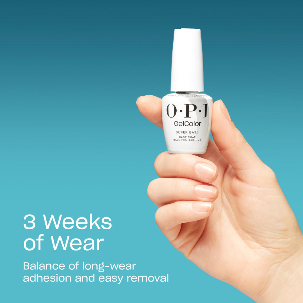 OPI GelColor Super Base coat provides glossy, smooth foundation
