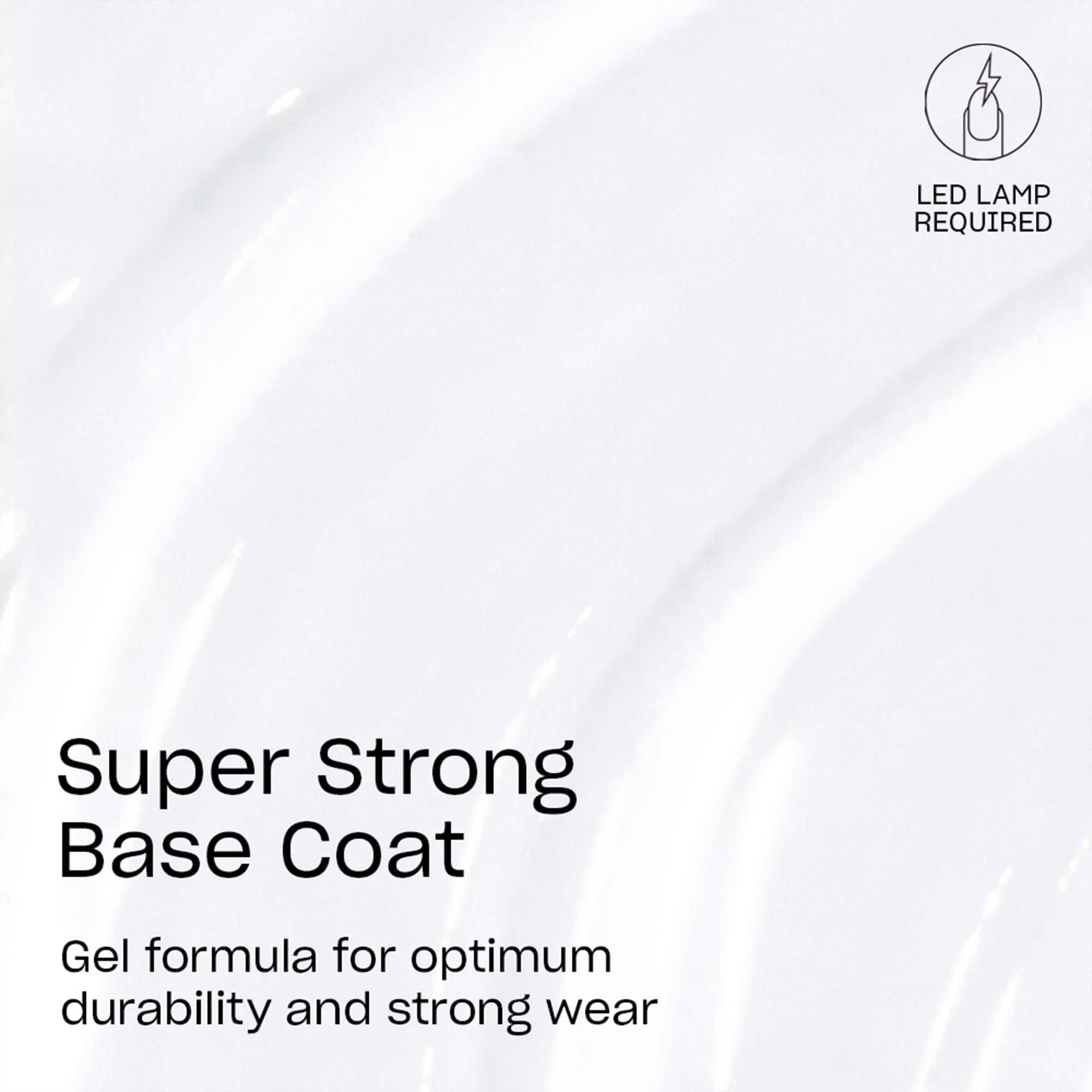 OPI GelColor Super Strong Base Coat cures in 30 seconds under Star Light LED lamp