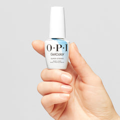 OPI GelColor Super Strong Base Coat delivers smooth, even coverage for nail art