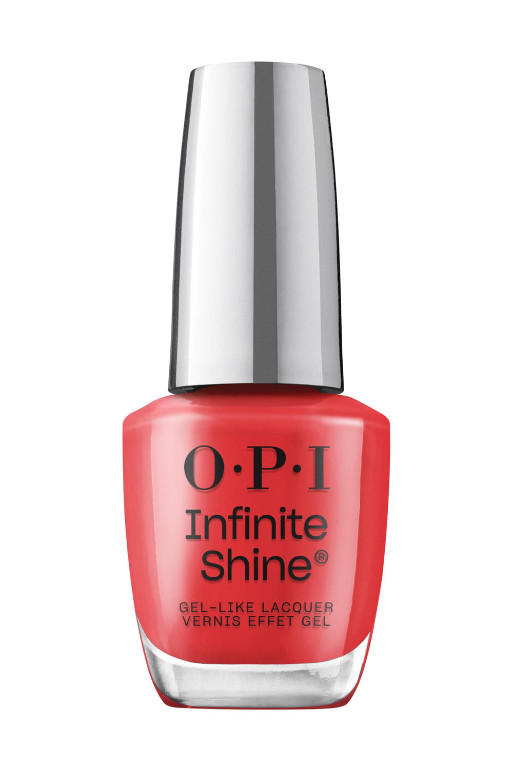 OPI Infinite Shine Cajun Shrimp: botella brillante para acabado duradero