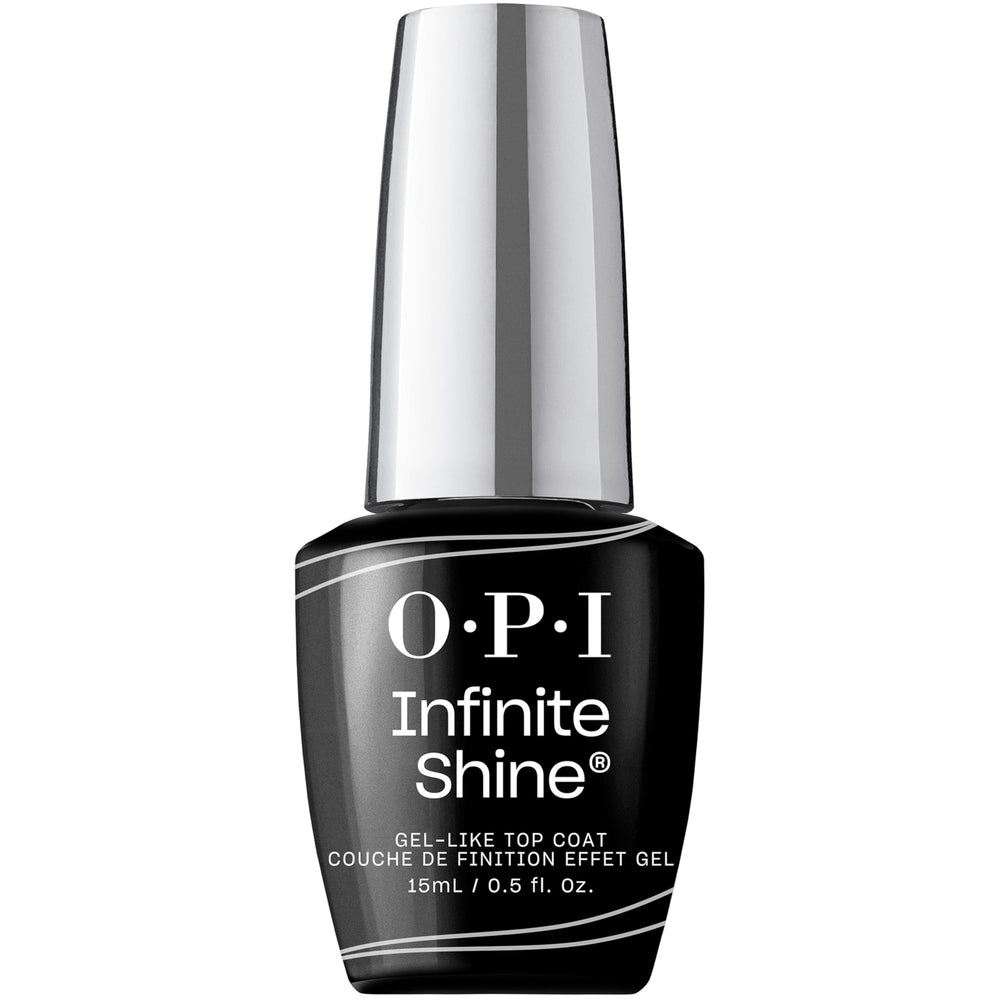 OPI Infinite Shine capa superior, brillo intenso y acabado protector.