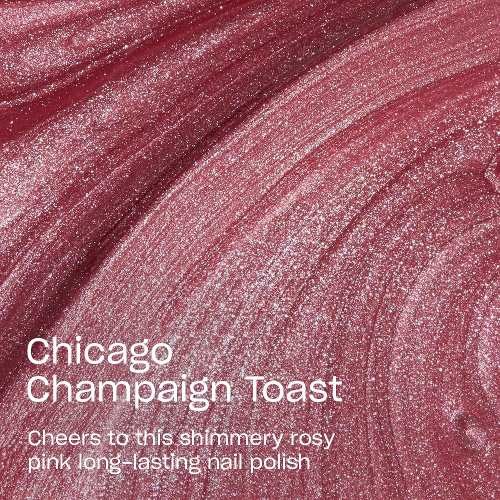 OPI Infinite Shine Chicago Champaign Toast, pincel pro amplio asegura color uniforme.