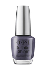 OPI Infinite Shine Less is Norse en botella azul profundo para color intenso y duradero.