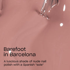 OPI Barefoot en Barcelona, brillo de salón para un nude radiante.