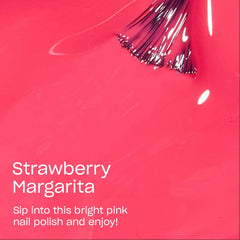 OPI Strawberry Margarita aplicador amplio para cobertura suave