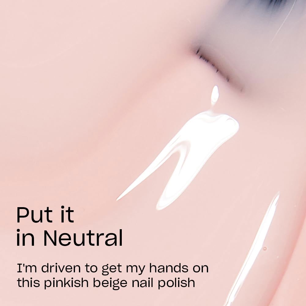 OPI Put it in Neutral: pincel ancho para cobertura suave y uniforme.