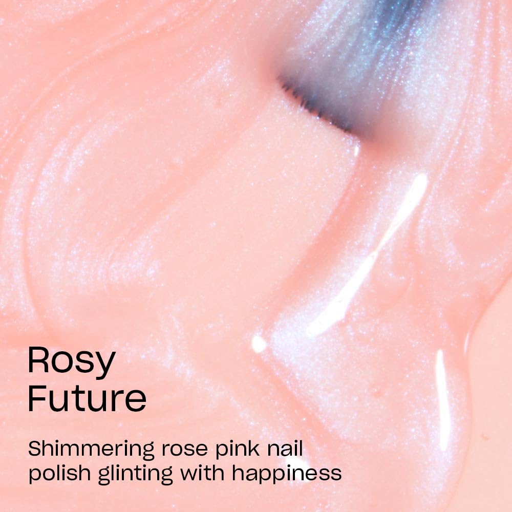 OPI Rosy Future, brillo de salón que realza tus uñas.