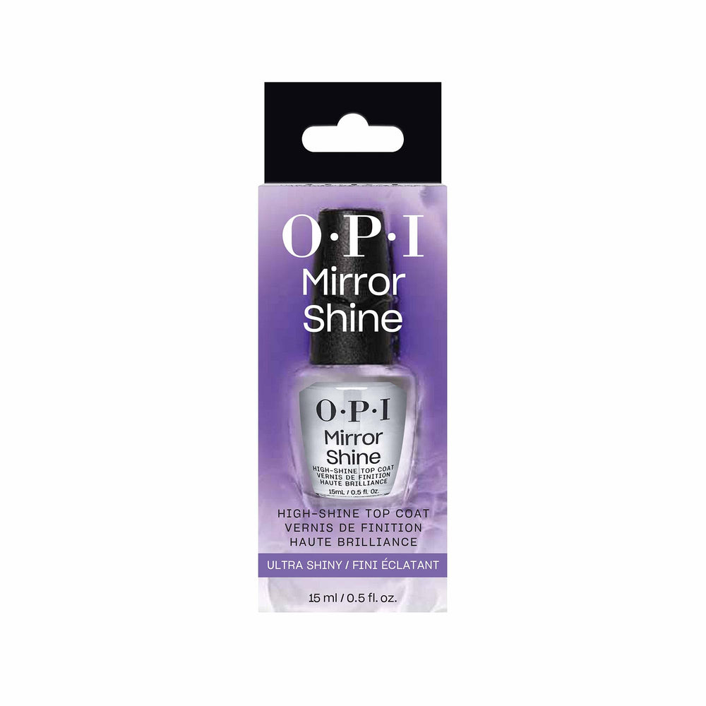 OPI Mirror Shine Top Coat: secado rápido para terminar uñas listas.