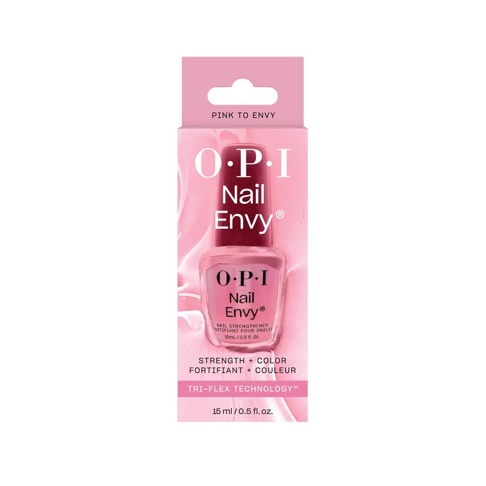 OPI Nail Envy Pink to Envy transparent glow adds a subtle, healthy look.