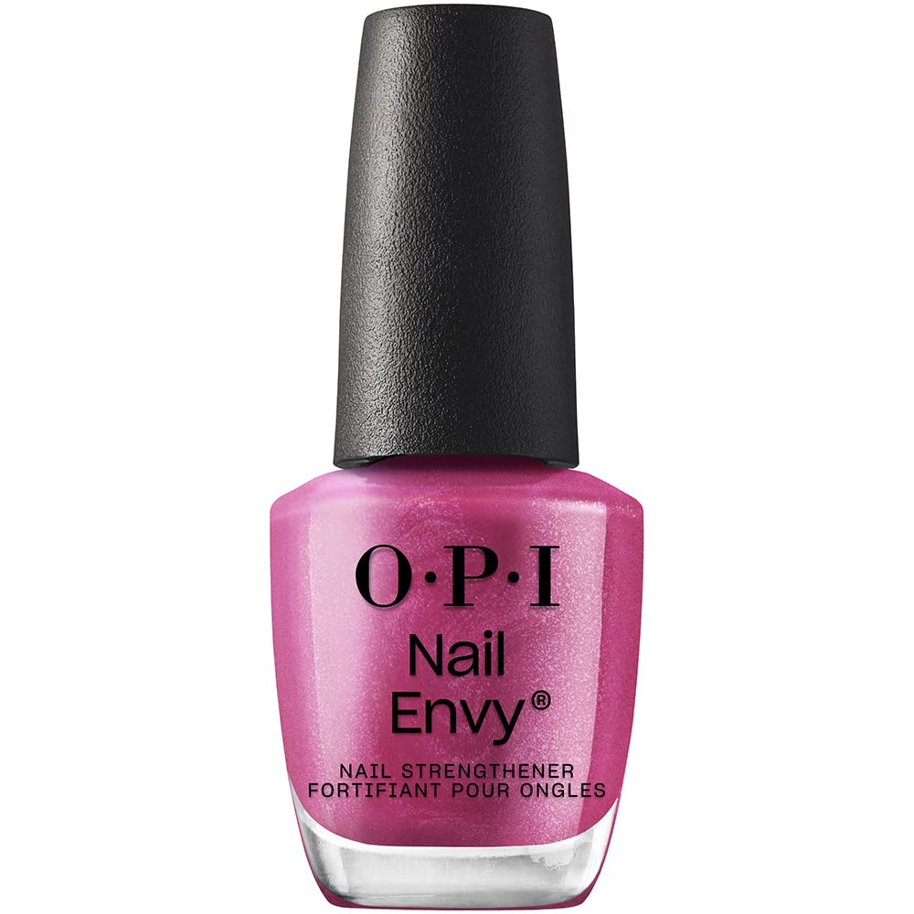 OPI Nail Envy with Tri-Flex technology reinforces nails for stronger wear.