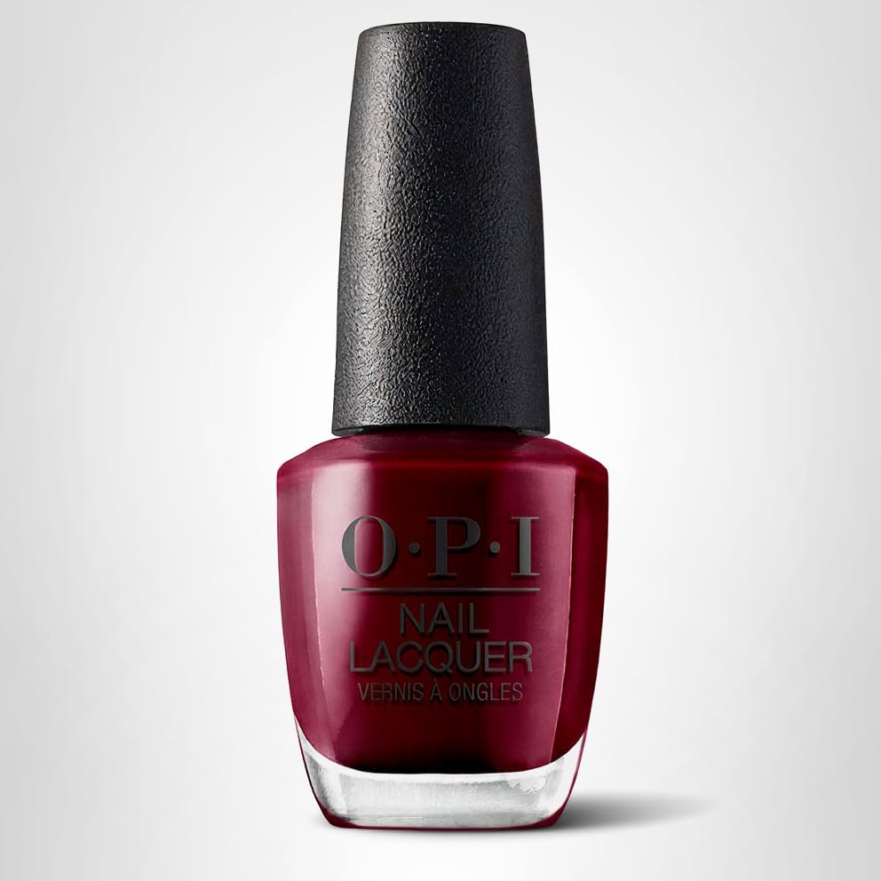OPI Malaga Wine: muestra de color en uñas para probar el tono