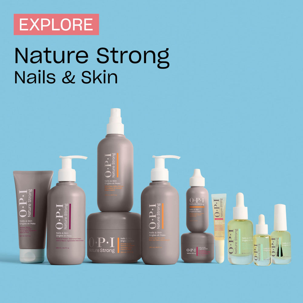 OPI Naturaleza Fuerte uso en manos y pies para cutículas más suaves.