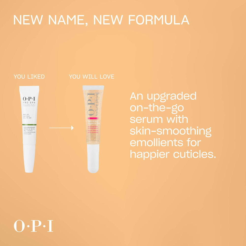 OPI Naturaleza Fuerte suero portátil para bolsos y viajes.