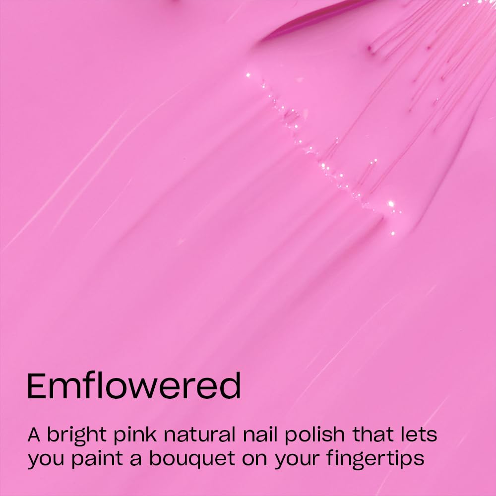 OPI Nature Strong Emflowered: crema rosa para un color intenso y uniforme.