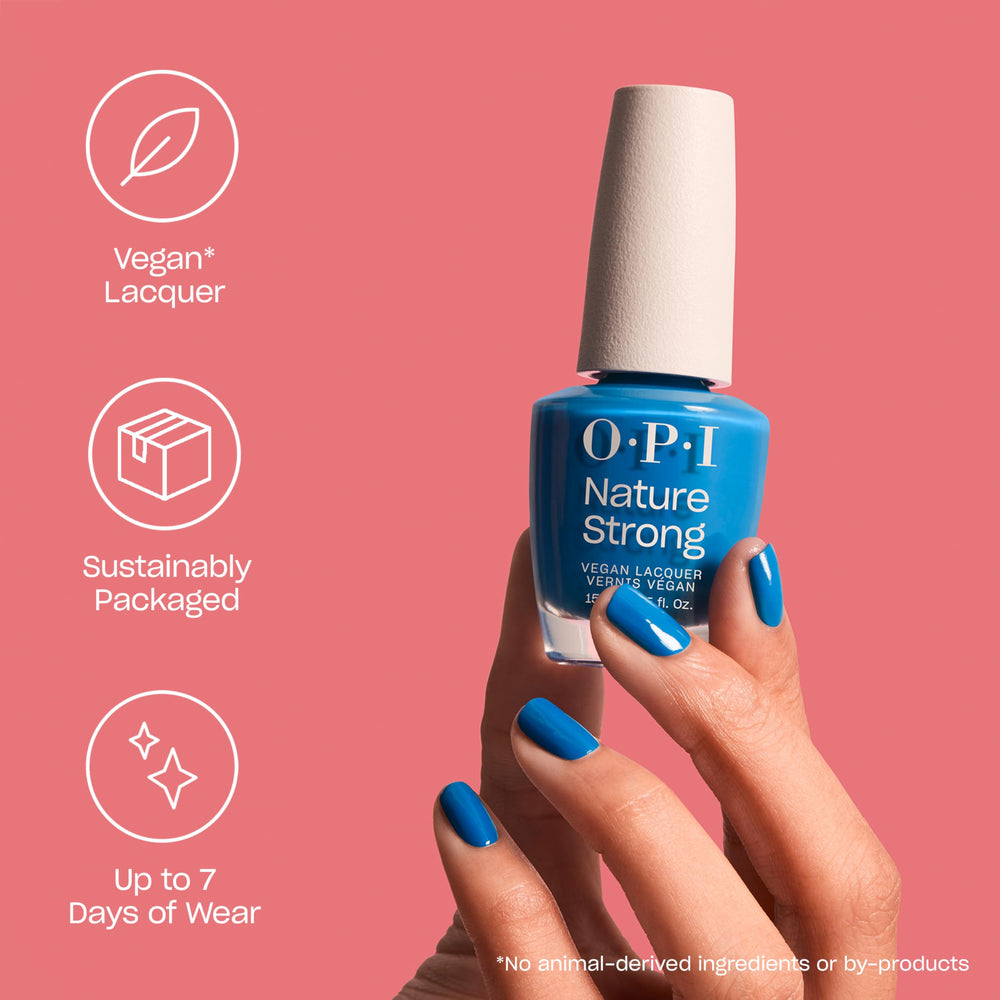 OPI Nature Strong Simply Radishing: dos capas proporcionan color opaco duradero.