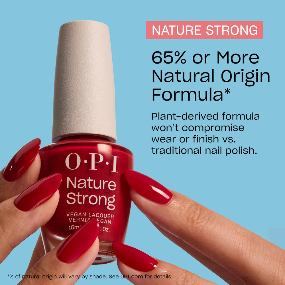 OPI Nature Strong Simply Radishing: envase reciclado cuida el planeta.