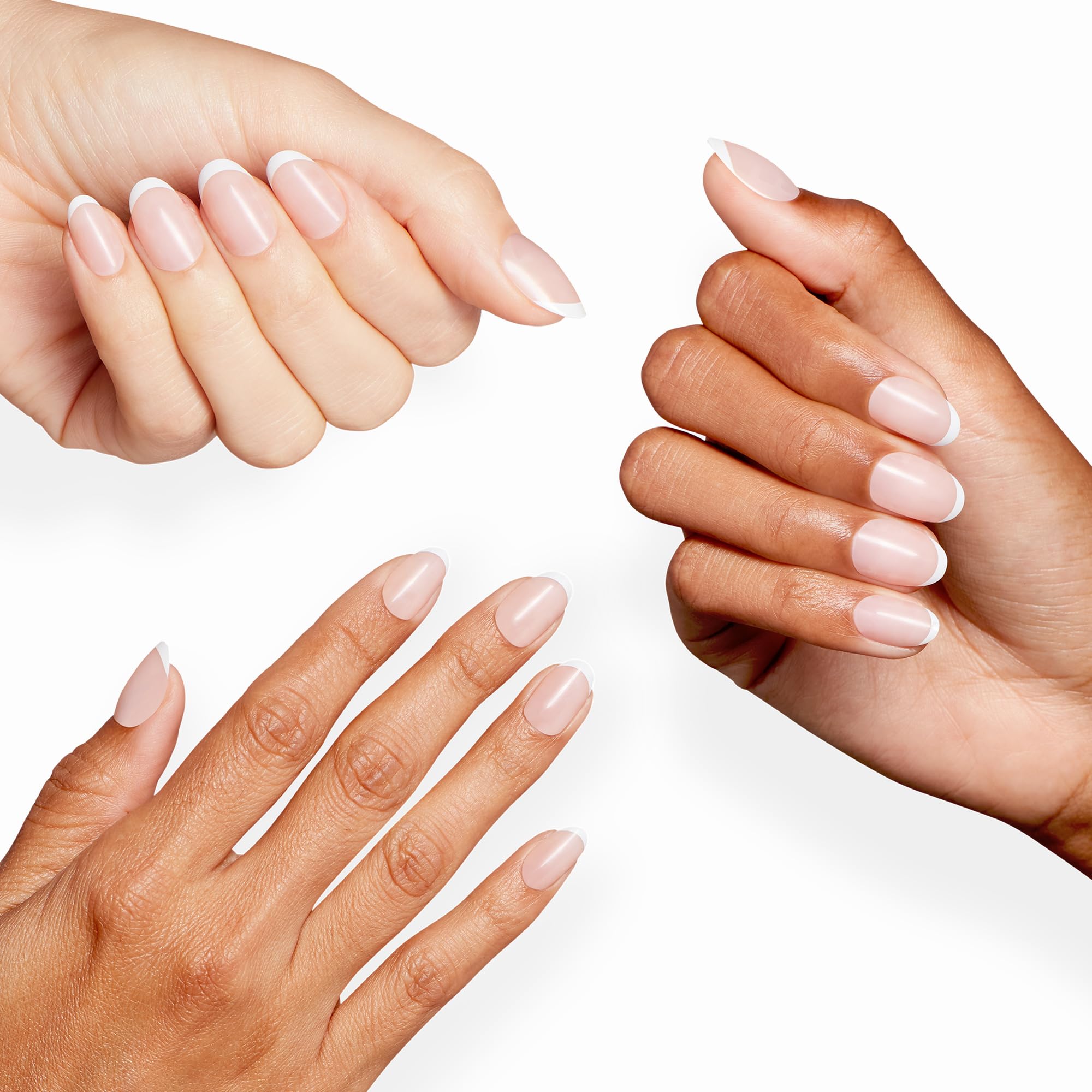 OPI Have Merci on Me neutral pink base round nails for versatile looks.