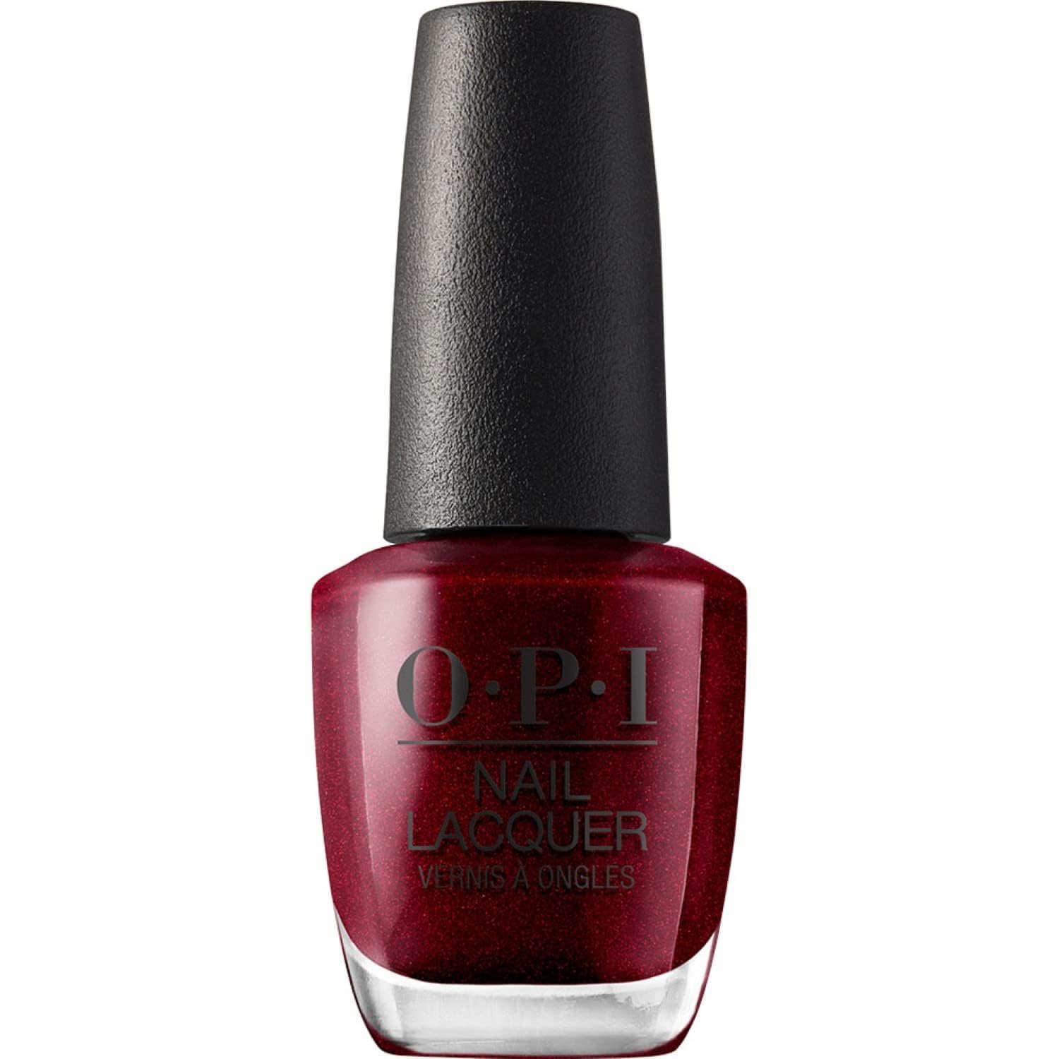OPI No Soy Realmente una Camarera: tono rojo oscuro para uñas duraderas.