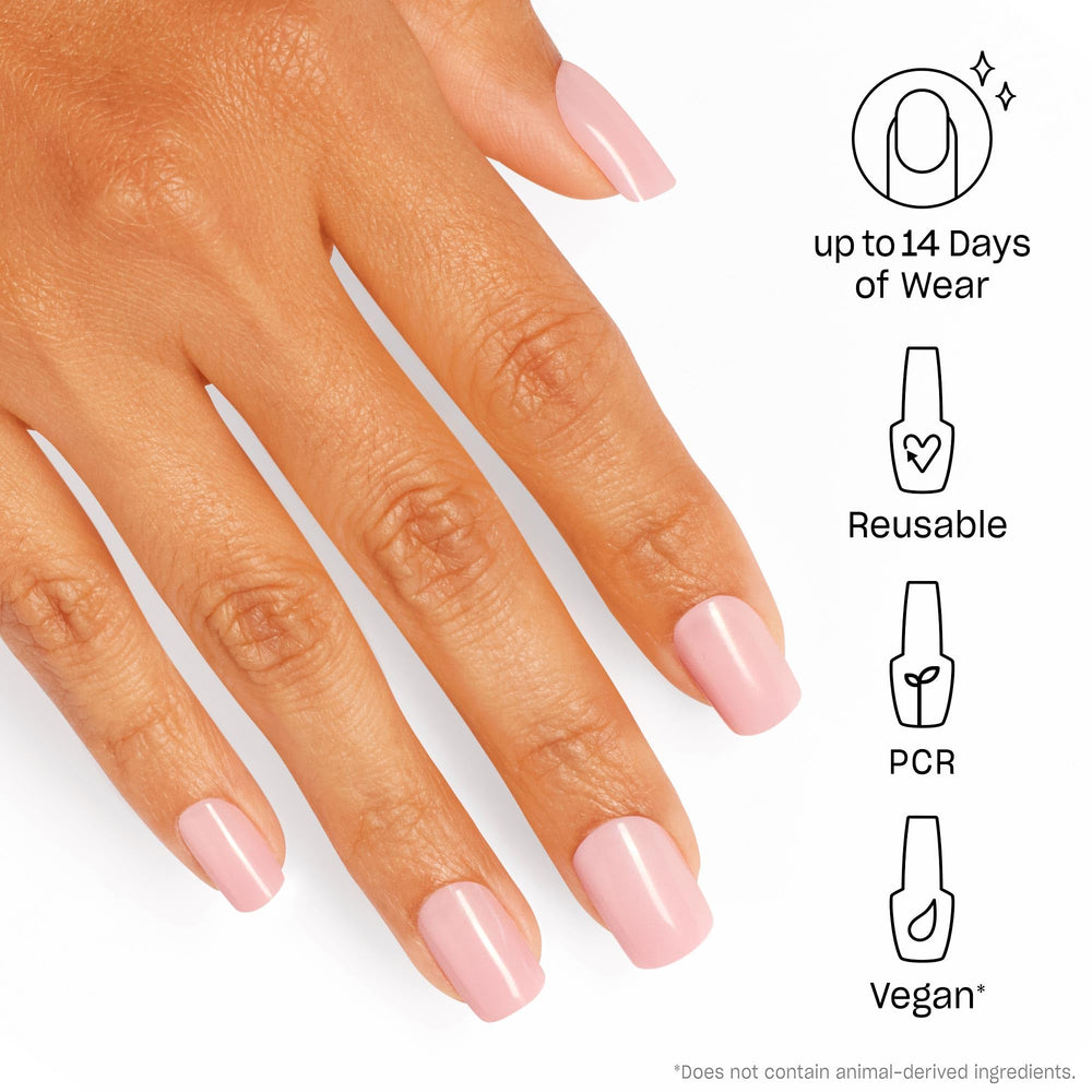 OPI On Point Baby Take a Vow: diseño squoval rosa suave para uso diario