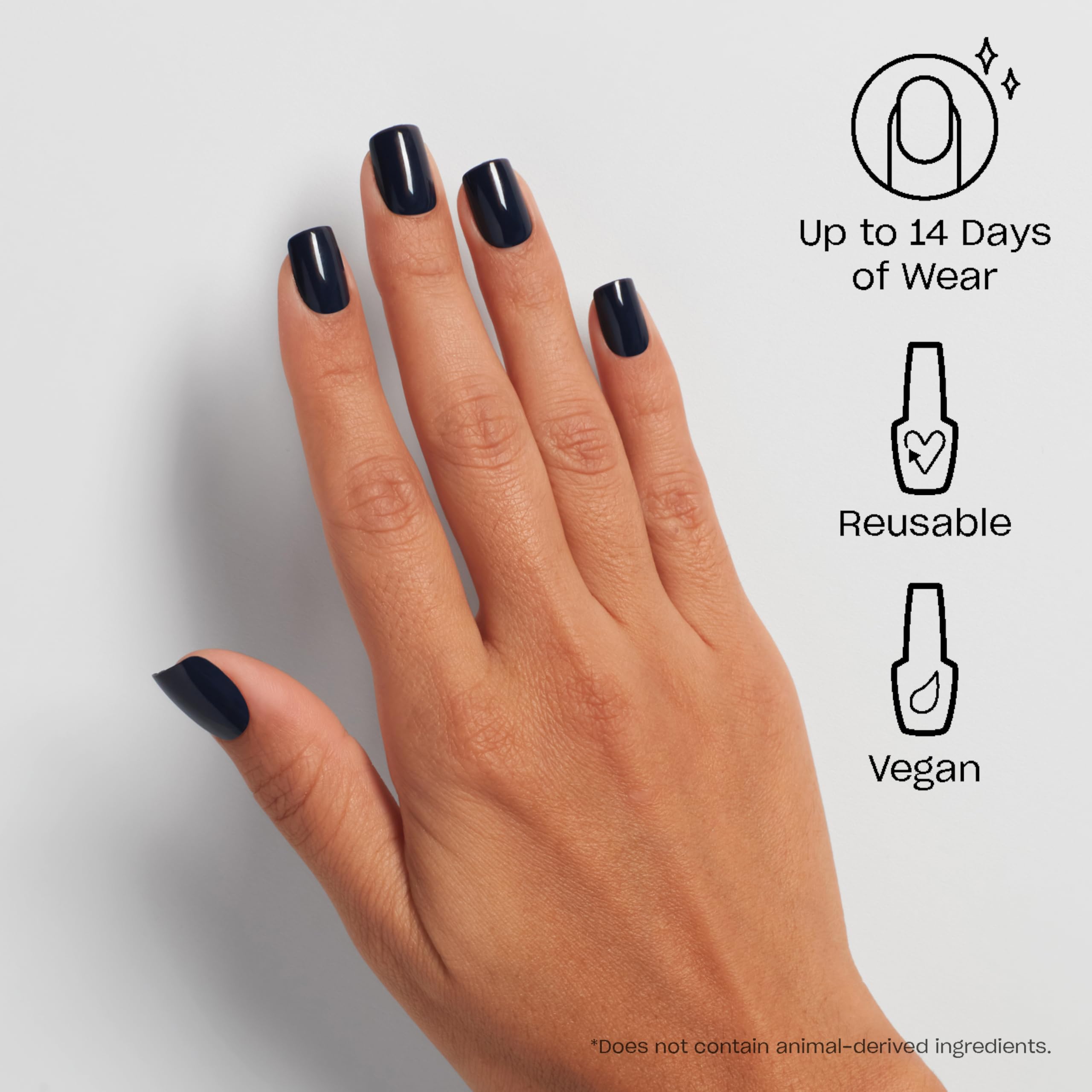 OPI On Point Midnight Mantra: aplicación rápida con adhesivo para sujeción segura