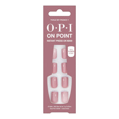 OPI On Point Tickle My France-y, uñas postizas mauve nude para un look elegante y duradero.
