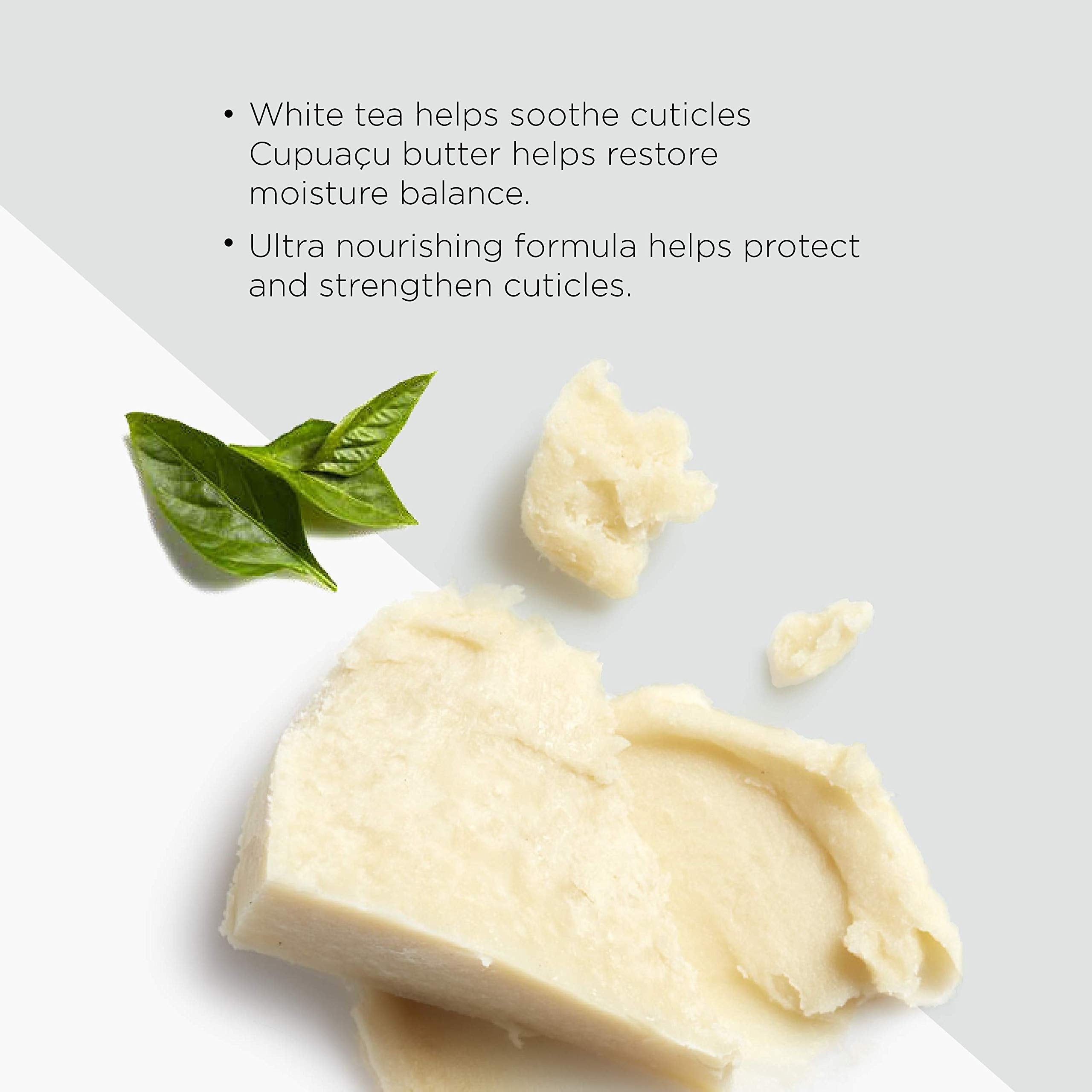 OPI ProSpa crema exfoliante se aplica en uñas, resultados visibles en cutículas suaves y flexibles.