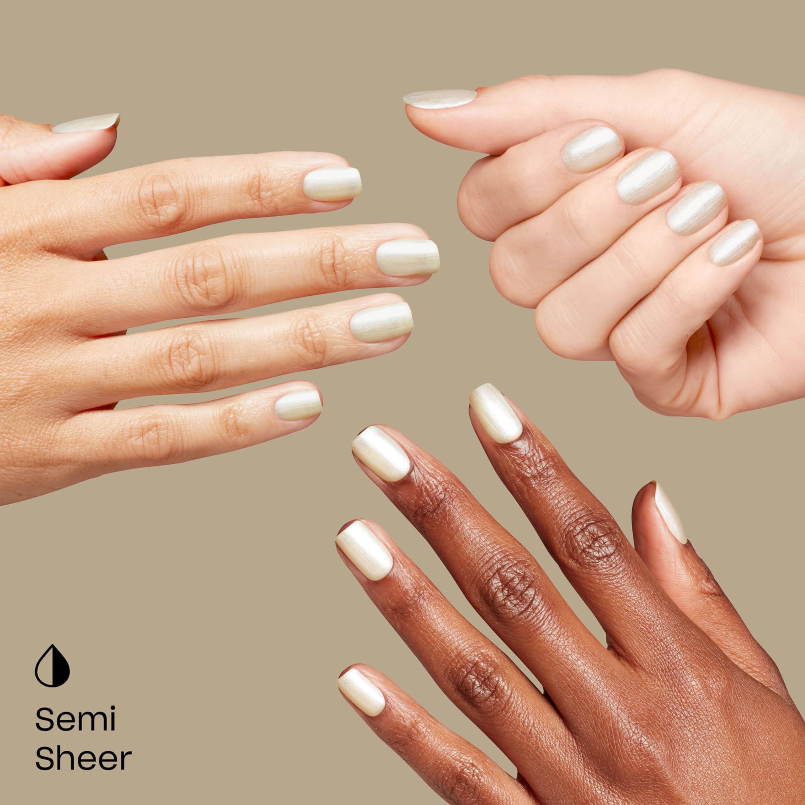 OPI RapiDry: acabado brillante y perlado tras dos capas.