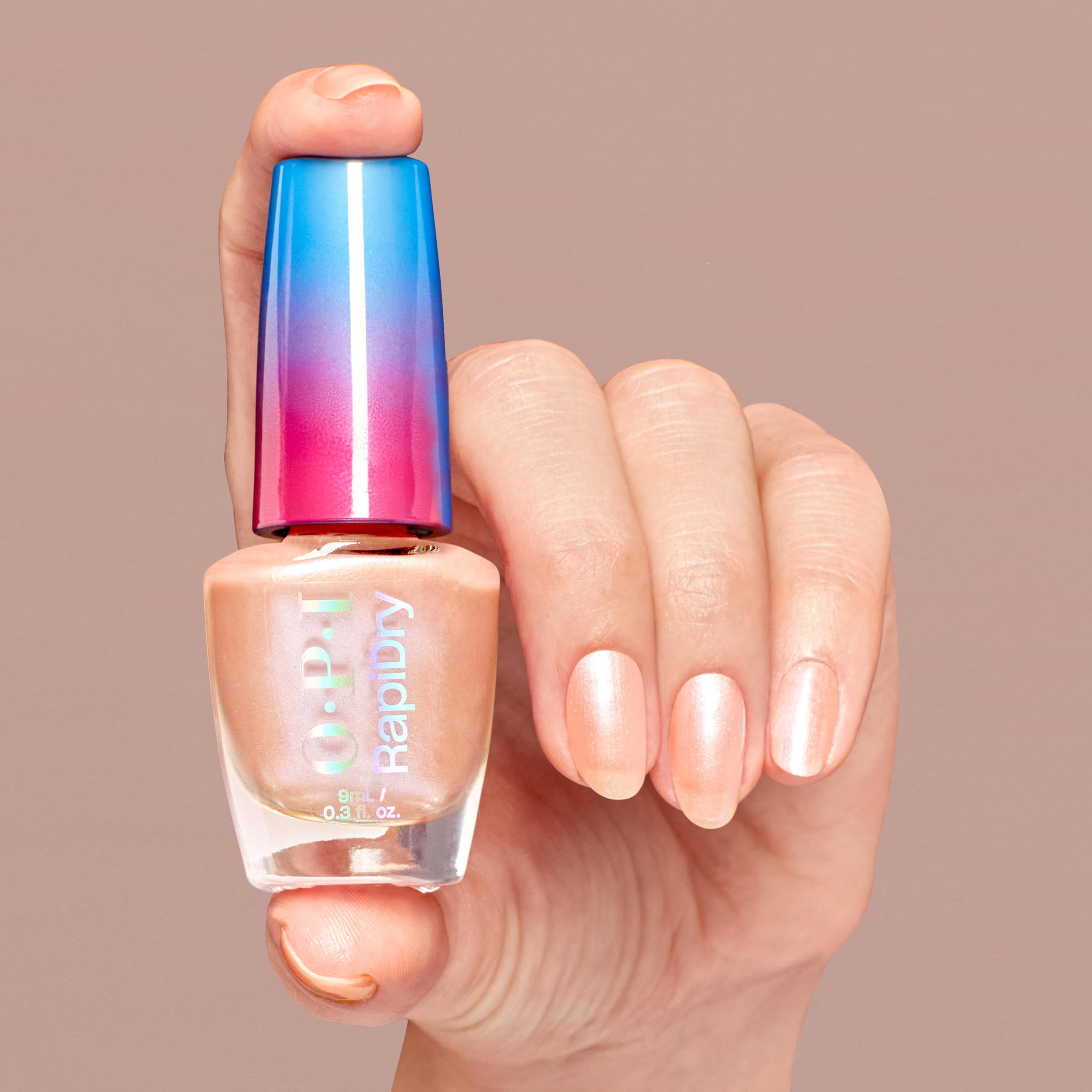 OPI RapiDry, capa base y brillo para acabado elegante