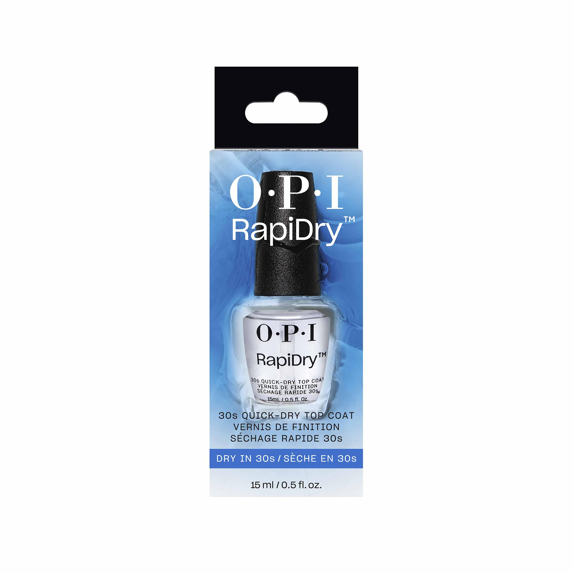 OPI RapiDry fórmula vegana sin ingredientes derivados de animales.