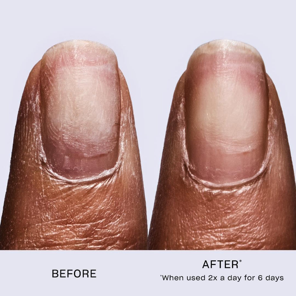 OPI Repair Mode nails close-up showing smoother surface and potential strength