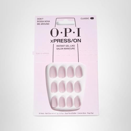OPI xPRESS/ON Don’t Bossa Nova Me Around, experiencia de salón en casa