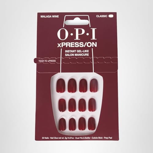 OPI xPRESS/ON Malaga Wine, retirada fácil con acetona