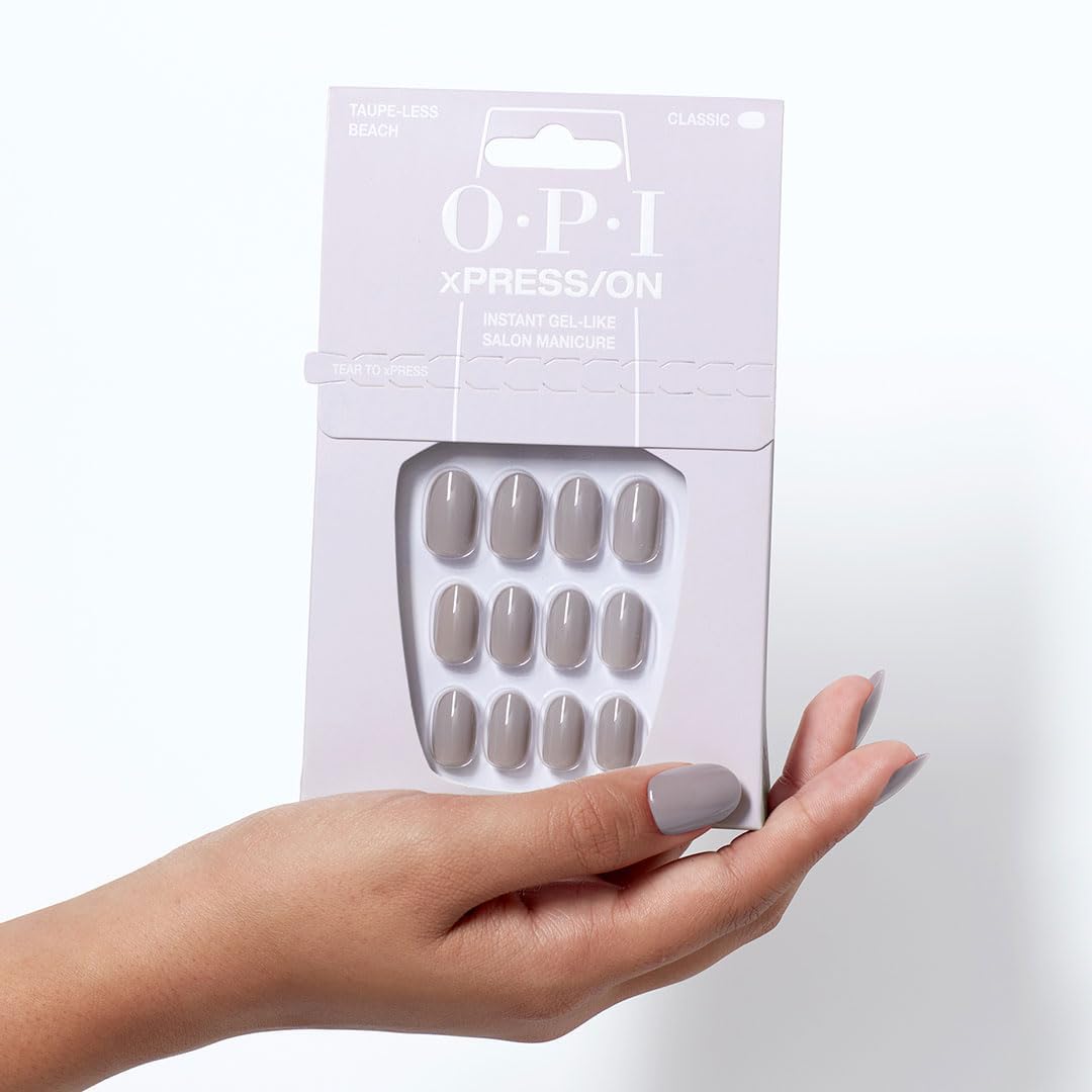 OPI xPRESS/ON Taupe-less Beach, retirada fácil en tres pasos