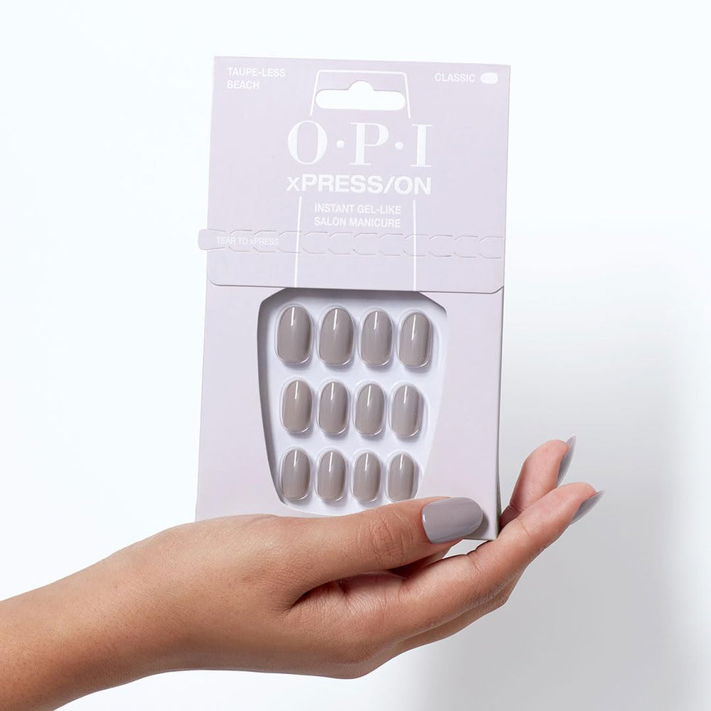 OPI xPRESS/ON Taupe-less Beach, retirada fácil en tres pasos