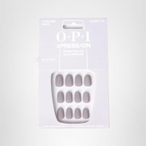 OPI xPRESS/ON Taupe-less Beach, variedad de diseños y formas disponibles
