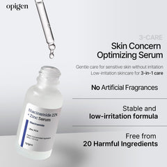 Opigen Niacinamida 22% + Zinc Serum, textura cremosa que se absorbe fácilmente