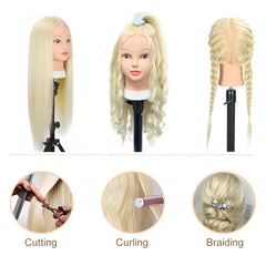 Opini-head length 26-28 inches for versatile cutting and styling practice