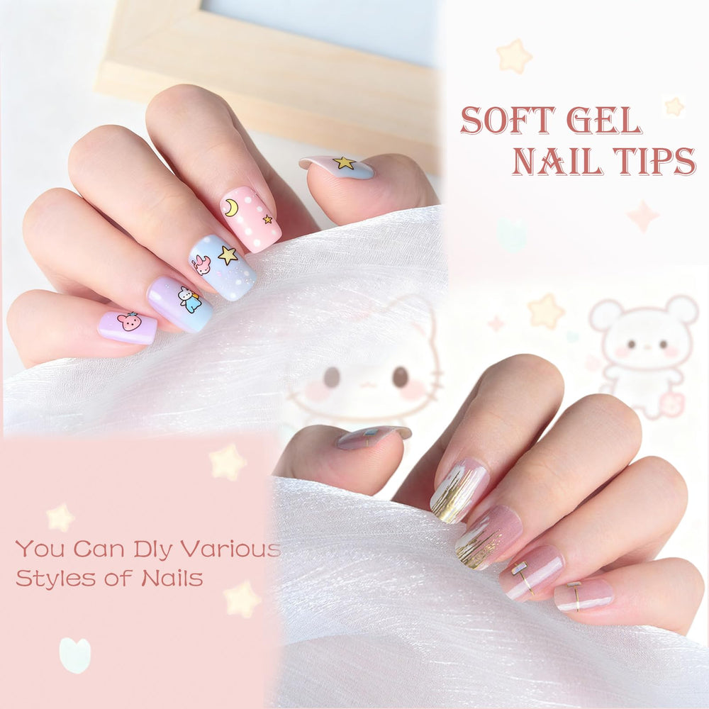 OPkssnails 12 sizes kit fits 8-12 years fingers for versatile styling